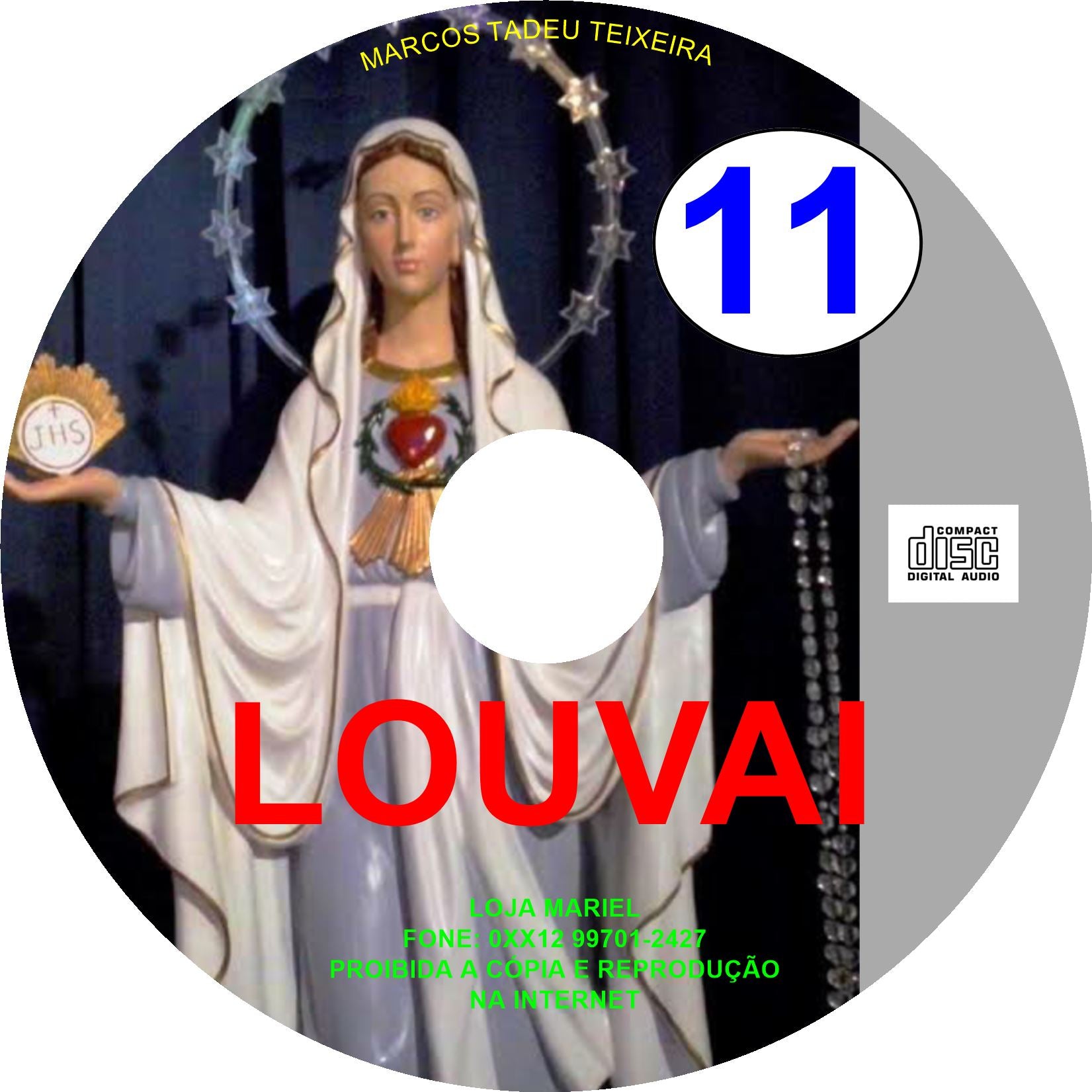 CD LOUVAI 11 NOVO! CD LOUVAI 11 NOVO!